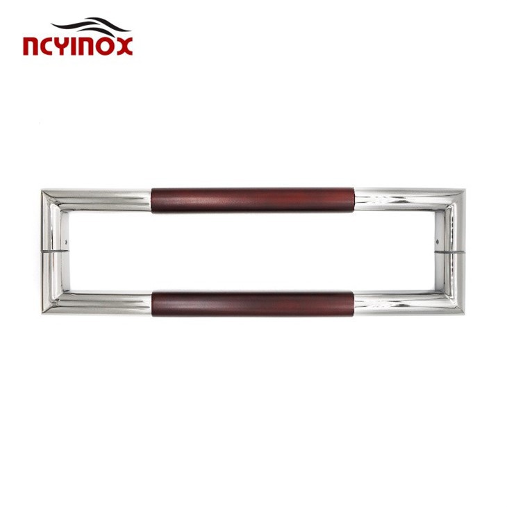 Combination Stainless Steel Wood Door Handle For Modern Design