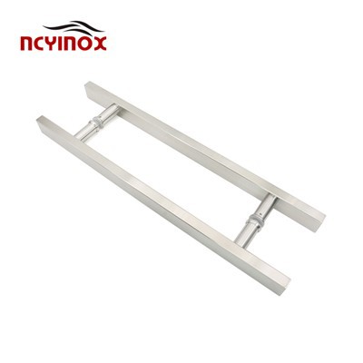 মডেল JM-708B স্টেইনলেস স্টিল গ্লাস ডোর হ্যান্ডেল